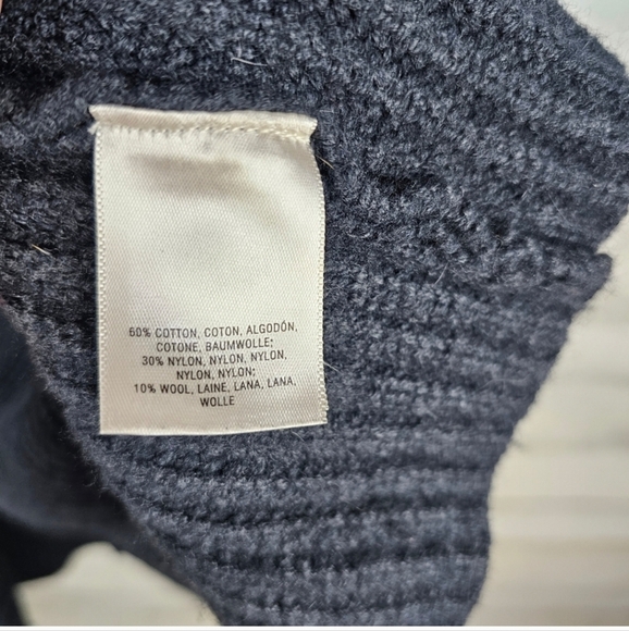 Anthropologie Cardigan Sz Small Knitted & Knotted Ribbed Knit Grunge Style Gray - Picture 12 of 13
